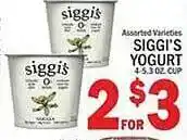 Ctown Siggi's yogurt offer