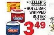 Ctown Keller's or hotel bar whipped butter offer