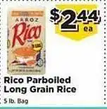 Food Town Store Rico parboiled long grain rice offer