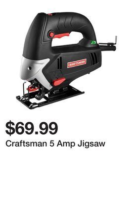 Kmart Craftsman 5 amp jigsaw offer