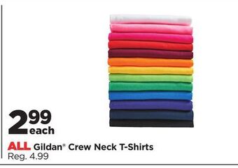 Michaels All gildan® crew neck t-shirts offer