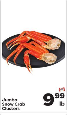 Weis Markets Jumbo snow crab clusters offer