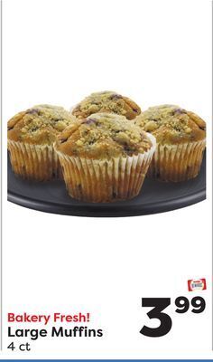 Weis Markets Large muffins offer