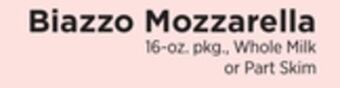 ShopRite Mozzarella offer