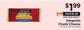 ShopRite Chunk cheese offer