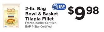 ShopRite 2-lb. bag tilapia fillet offer