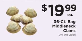 ShopRite 36-ct. bag middleneck clams offer