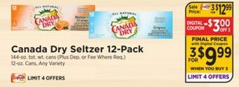 ShopRite Seltzer 12-pack offer