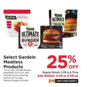 ShopRite Select meatless products offer