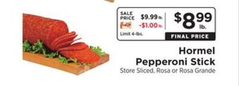 ShopRite Pepperoni stick offer
