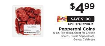 ShopRite Pepperoni coins offer