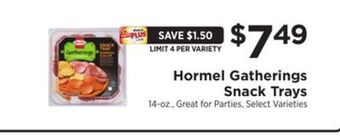 ShopRite Gatherings snack trays offer