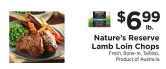 ShopRite Lamb loin chops offer