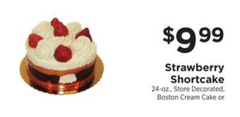 ShopRite Strawberry shortcake offer