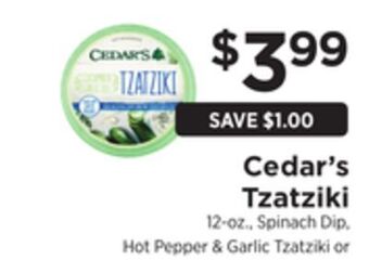ShopRite Tzatziki offer