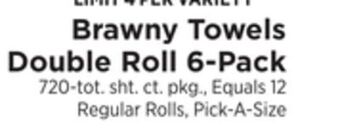 ShopRite Towels double roll 6-pack offer