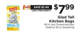 ShopRite Tall kitchen bags offer