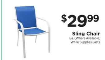 ShopRite Sling chair offer