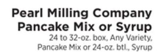 ShopRite Pancake mix or syrup offer
