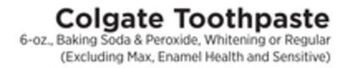 ShopRite Toothpaste offer