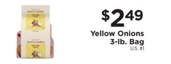 ShopRite Yellow onions 3-lb. bag offer