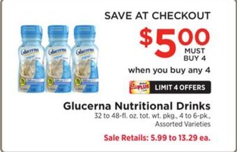 ShopRite Nutritional drinks offer