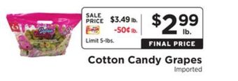 ShopRite Grapes offer