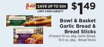 ShopRite Garlic bread & bread sticks offer