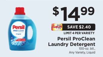 ShopRite Proclean laundry detergent offer