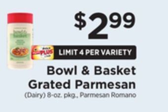 ShopRite Grated parmesan offer