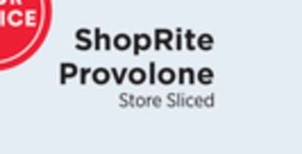 ShopRite Provolone offer