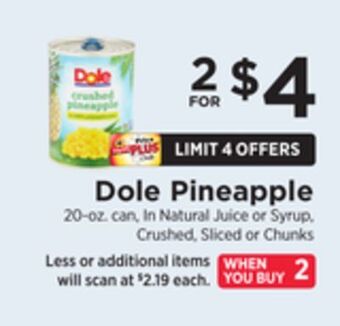 ShopRite Pineapple offer