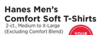 ShopRite Men's comfort soft t-shirts offer