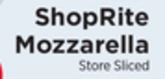 ShopRite Mozzarella offer