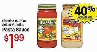 Maceys Classico pasta sauce offer