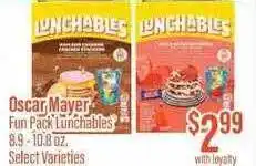 Chief Supermarket Oscar mayer fun pack lunchables offer