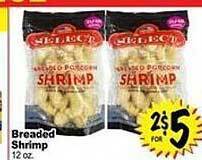 Superior Grocers Breaded shrimp offer