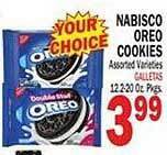 Bravo Supermarkets Nabisco oreo cookies offer