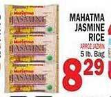 Bravo Supermarkets Mahatma jasmine rice offer