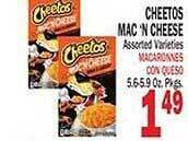 Bravo Supermarkets Cheetos mac 'n cheese offer