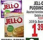 Bravo Supermarkets Jell-o pudding offer