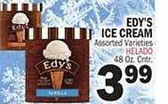 Bravo Supermarkets Edy's ice cream offer
