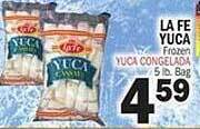 Bravo Supermarkets La fe yuca offer