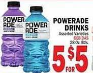 Bravo Supermarkets Powerade drinks offer