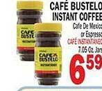 Bravo Supermarkets Café bustelo instant coffee offer