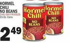 Bravo Supermarkets Hormel chili no beans offer