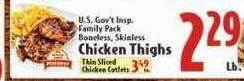 Butera Chicken thighs offer