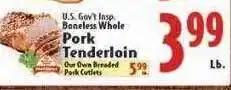 Butera Boneless whole pork tenderloin offer