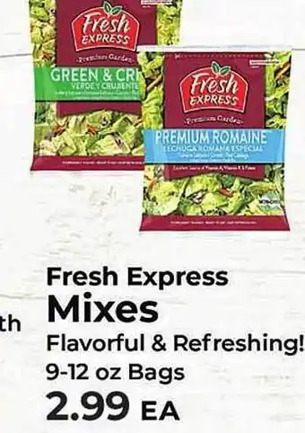 Sunset Foods Fresh express mixes offer