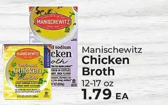 Sunset Foods Manischewitz chicken broth offer